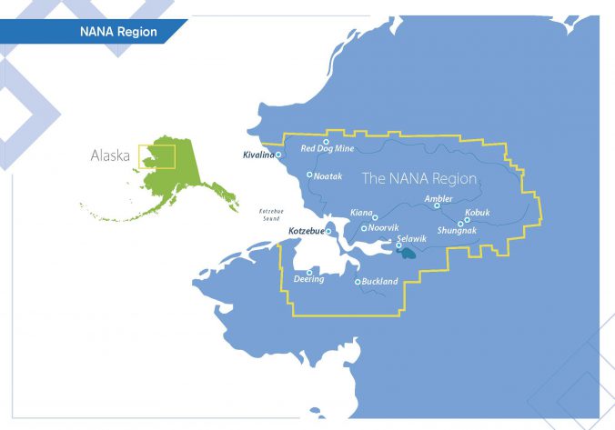 Map of the NANA region.